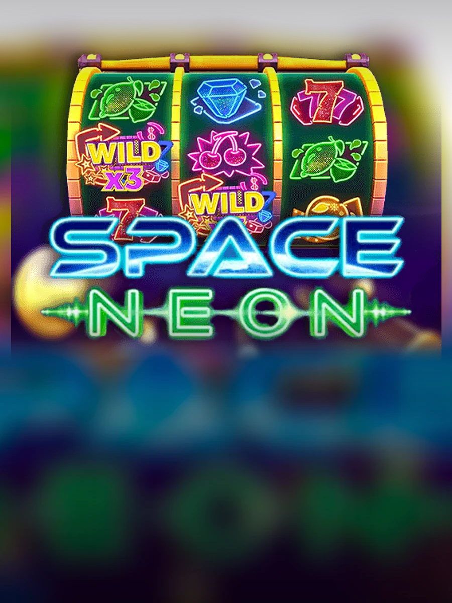 Space Neon slot artwork