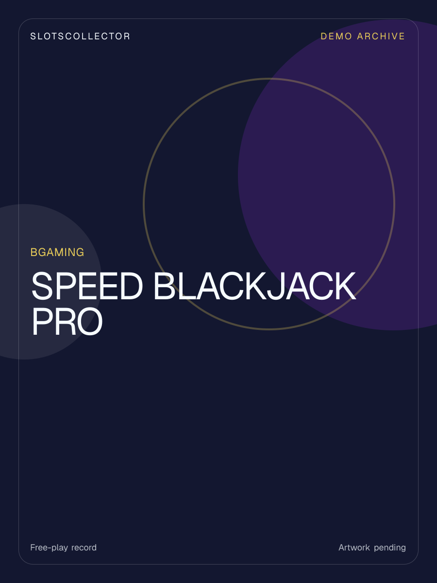 Speed Blackjack Pro casino game artwork