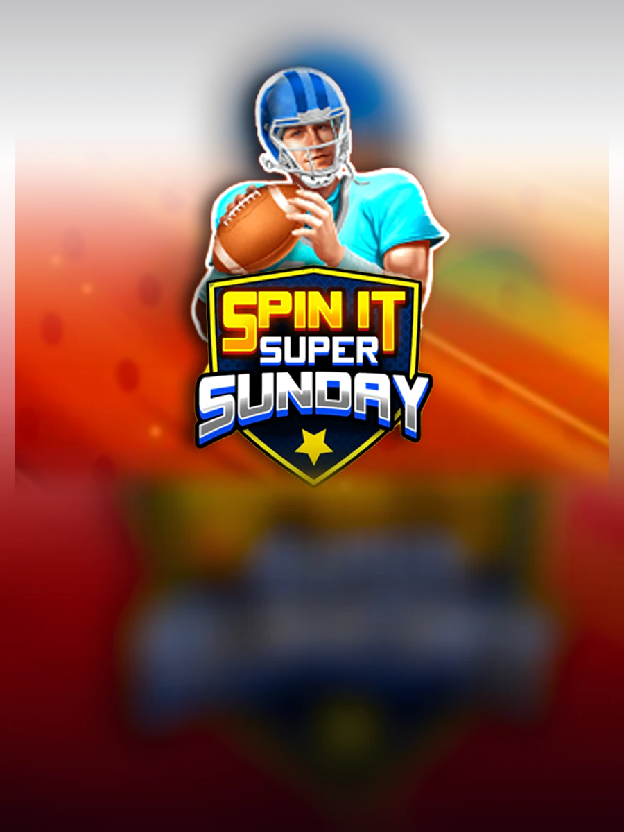 Spin it Super Sunday slot artwork