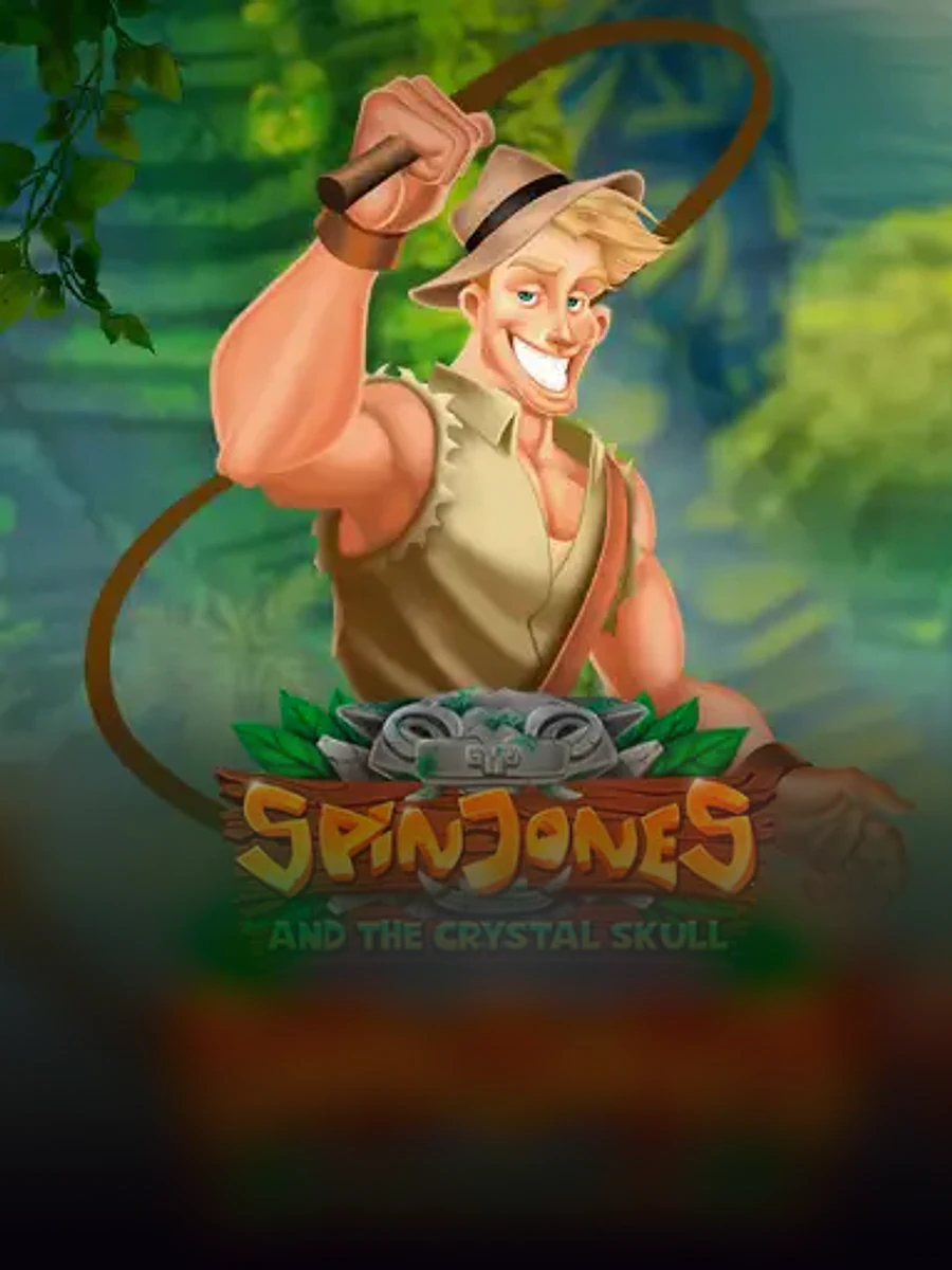 Spin Jones and the Crystal Skull casino game artwork