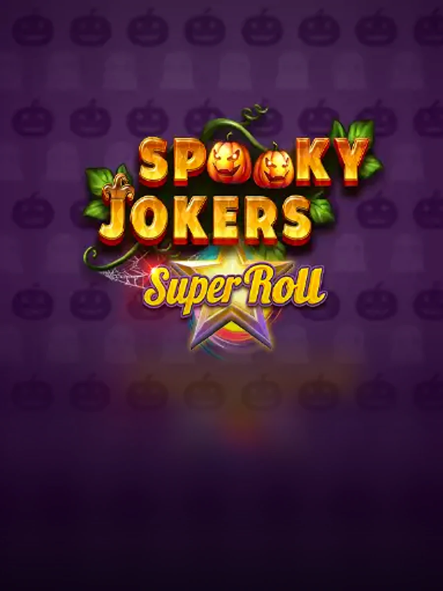Spooky Jokers SuperRoll slot artwork