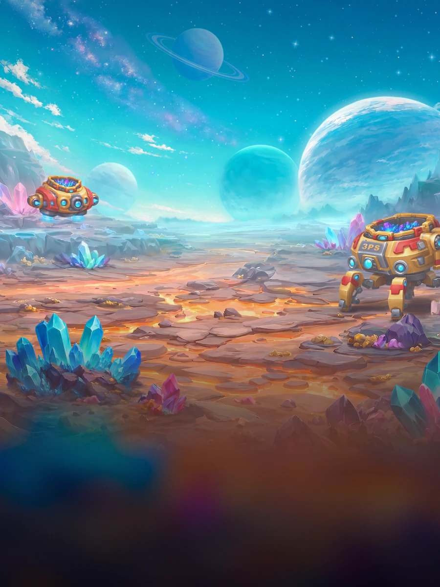 Star Pigs of the Clusterverse slot artwork