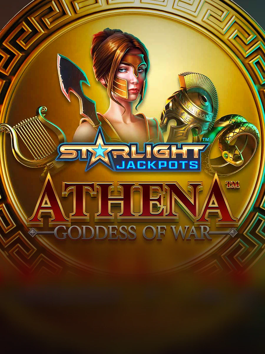 Starlight Jackpots™ Athena Goddess of War™ slot artwork