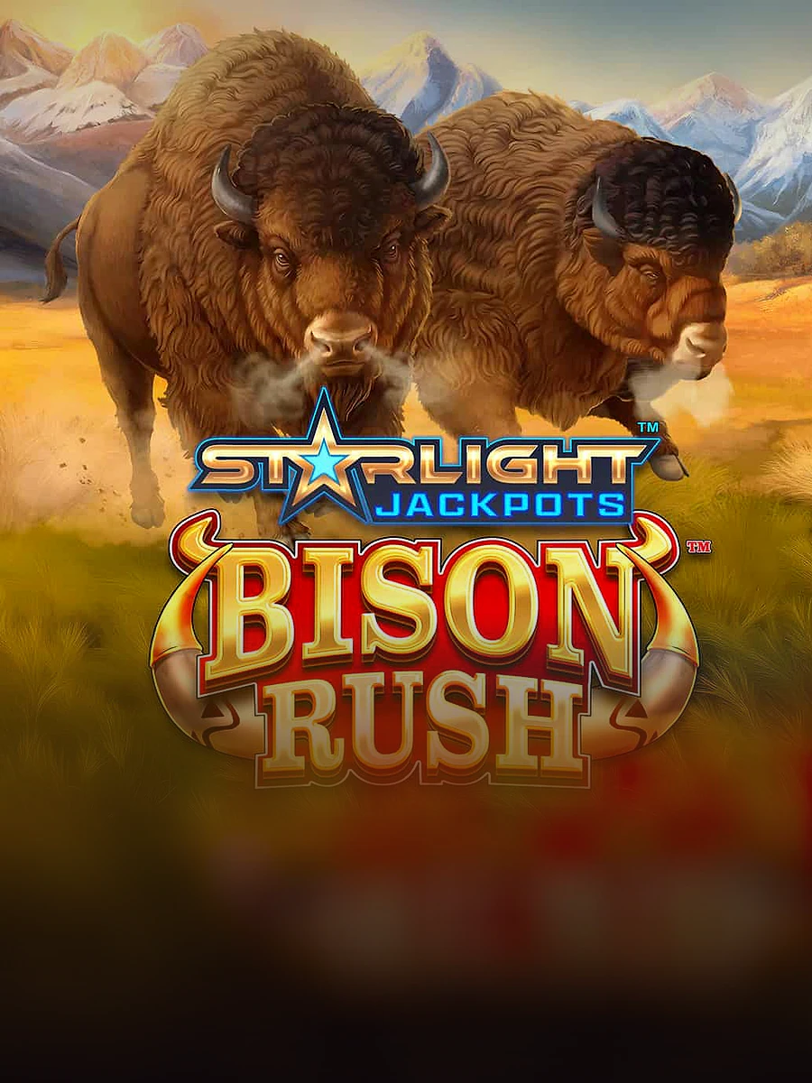 Starlight Jackpots™ Bison Rush™ slot artwork
