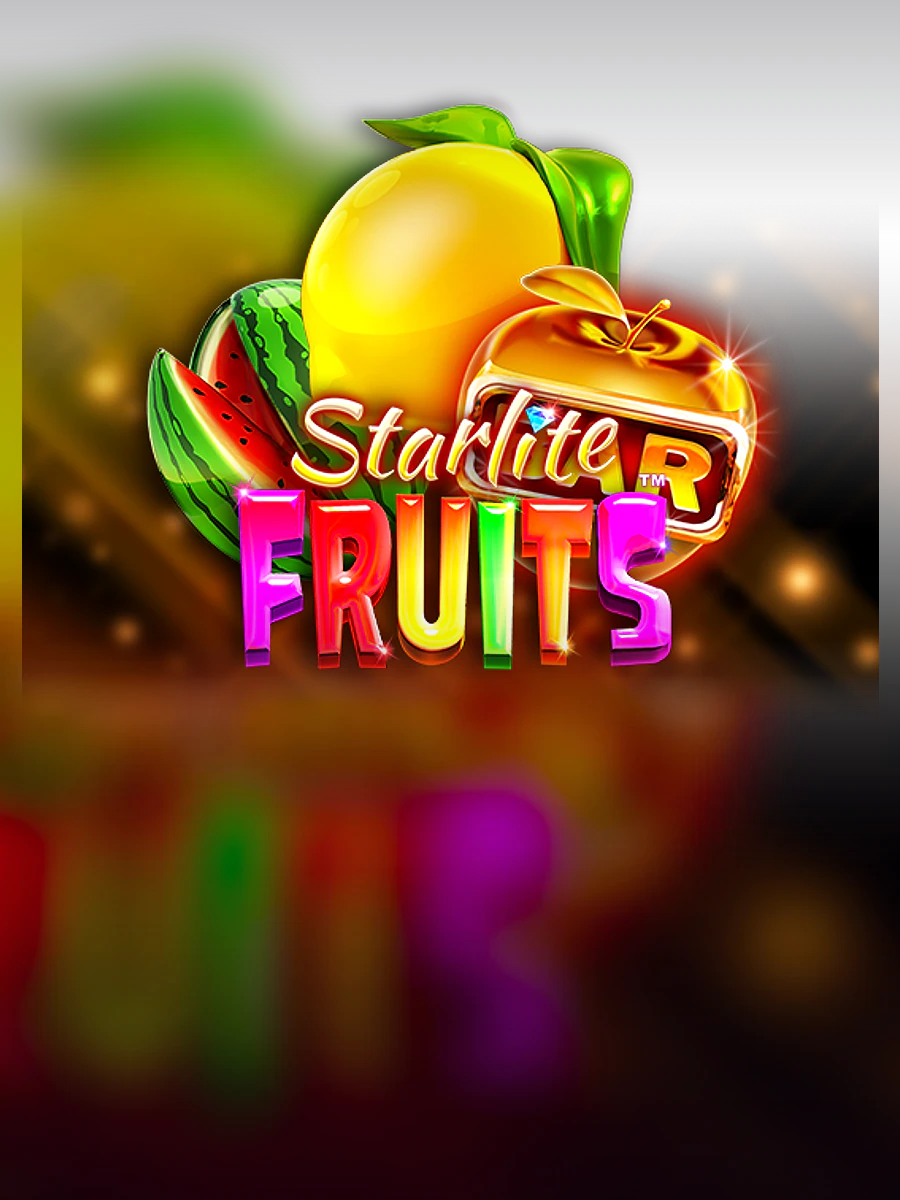 Starlite Fruits casino game artwork