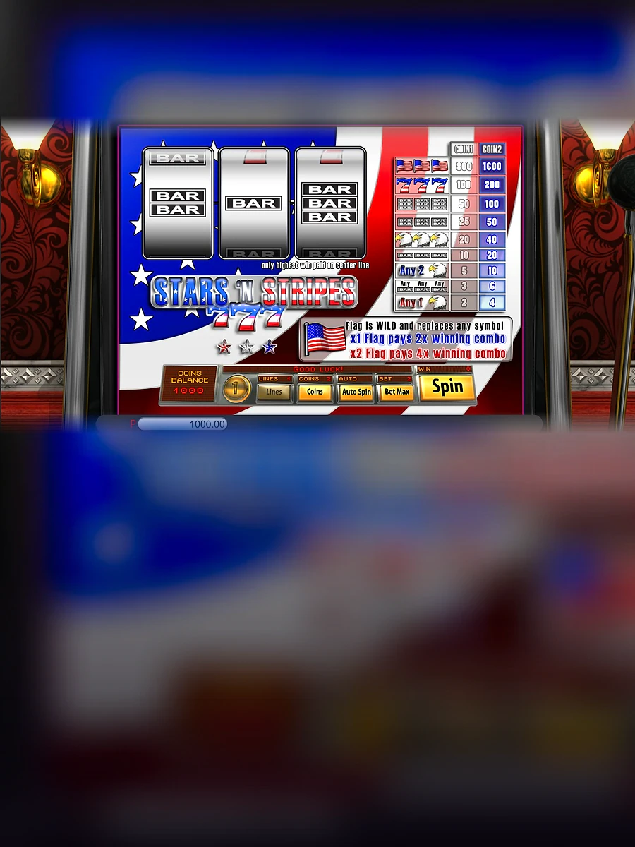 Stars and Stripes slot artwork