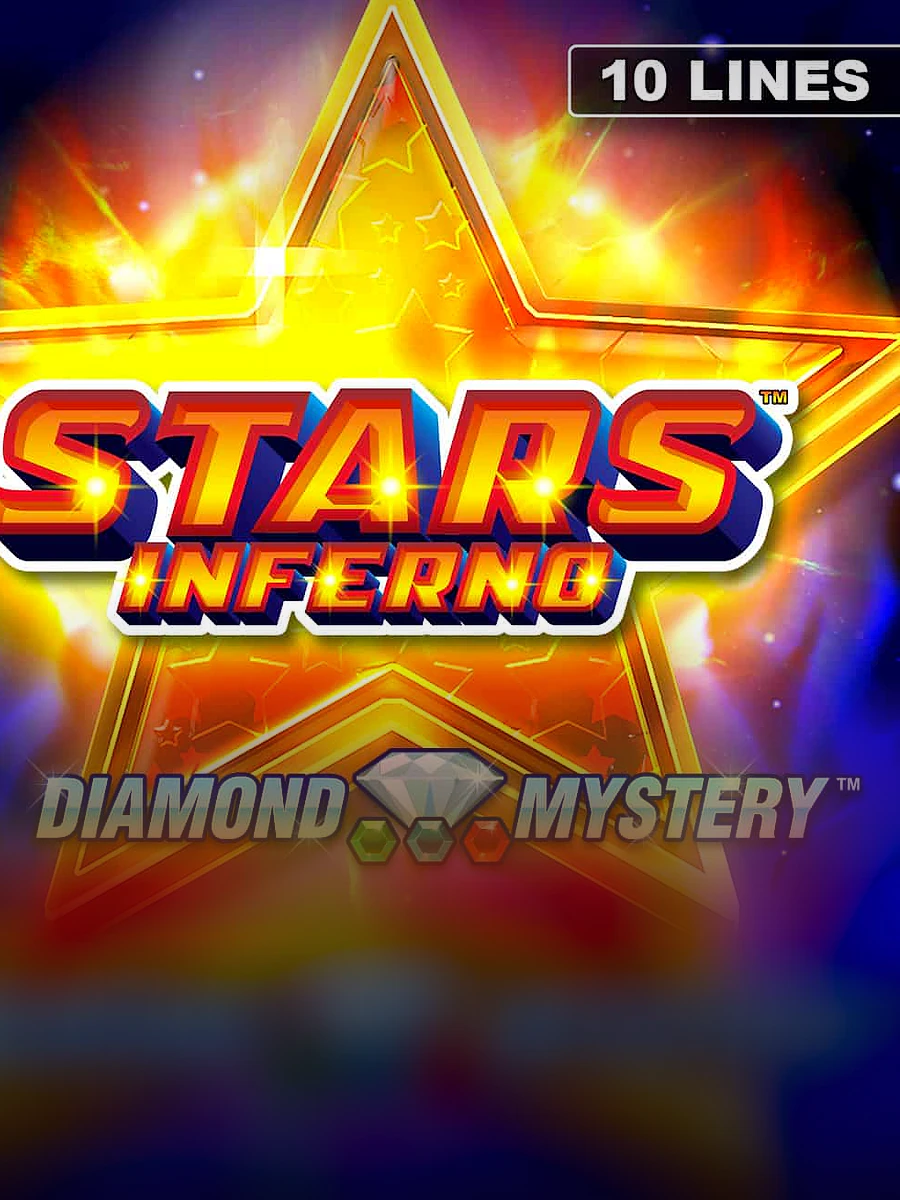 Diamond Mystery™ – Stars Inferno™ slot artwork