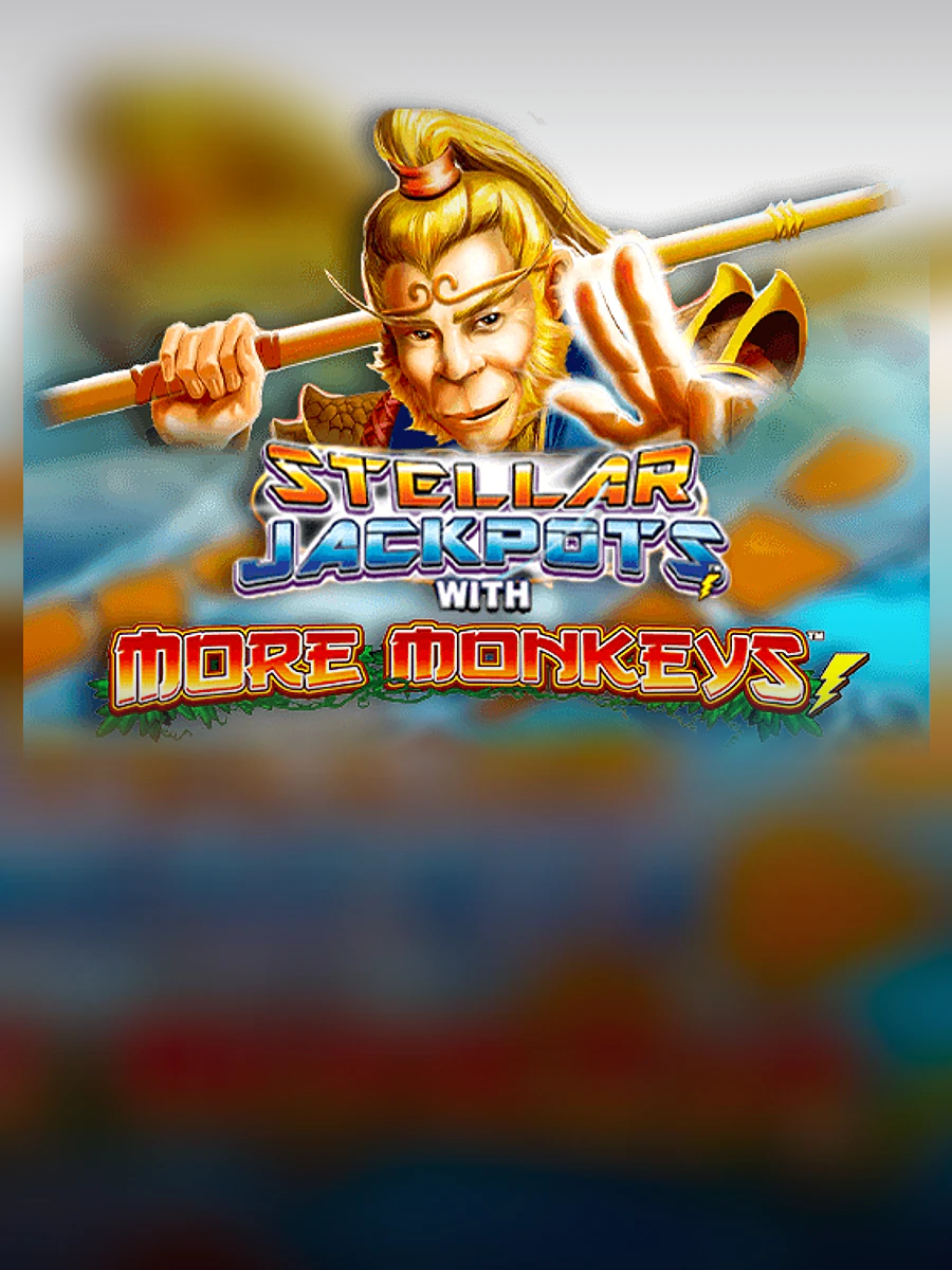 Stellar Jackpots with More Monkeys slot artwork