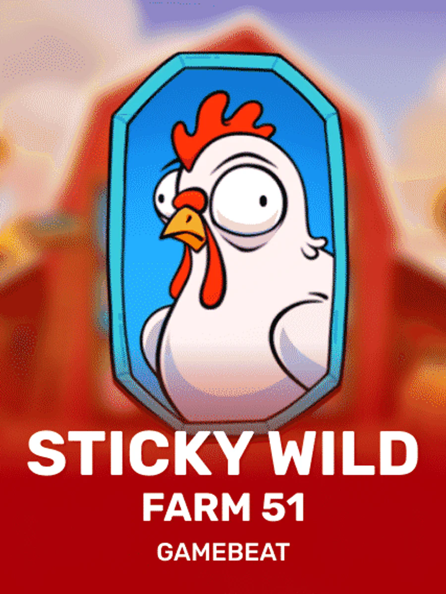 Sticky Wild: Farm 51 slot artwork