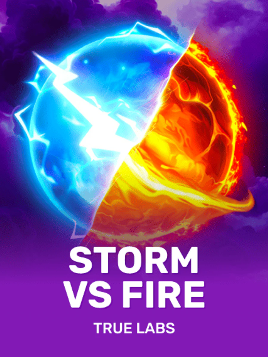 Storm VS Fire casino game artwork