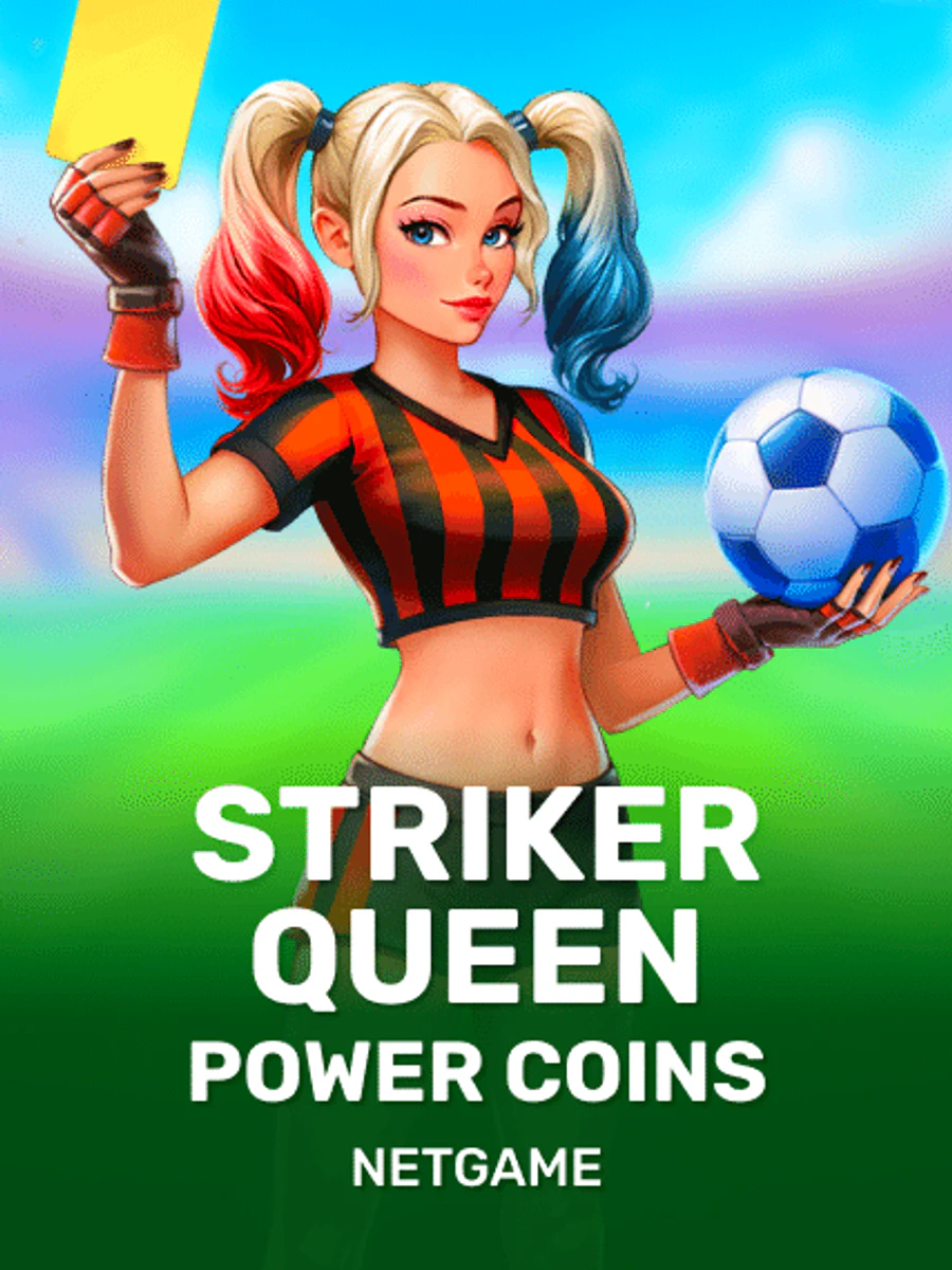 Striker Queen: Power Coins slot artwork