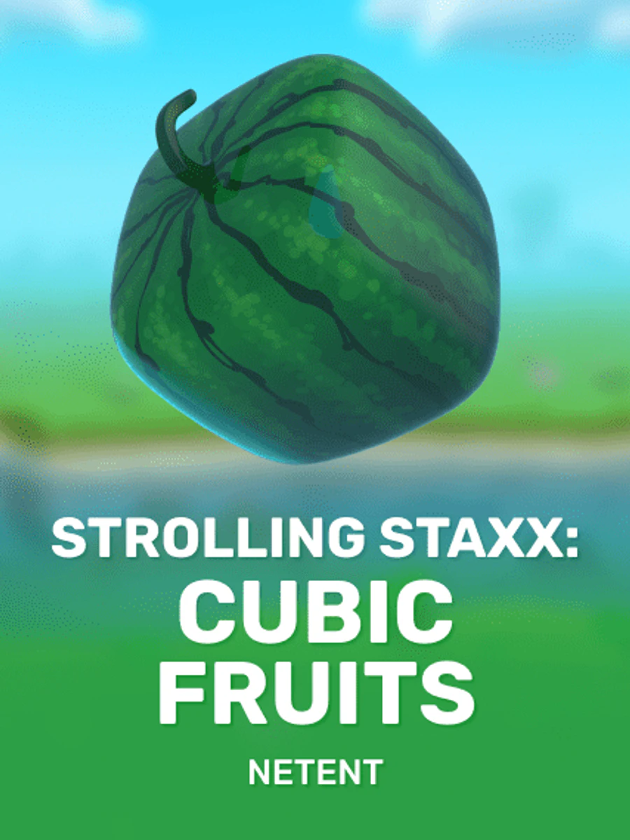Strolling Staxx Cubic Fruits slot artwork
