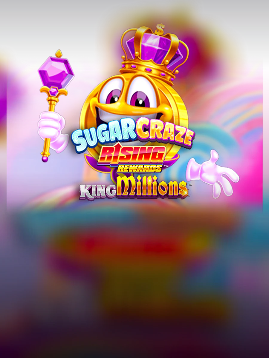 Sugar Craze Rising Rewards King Millions slot artwork