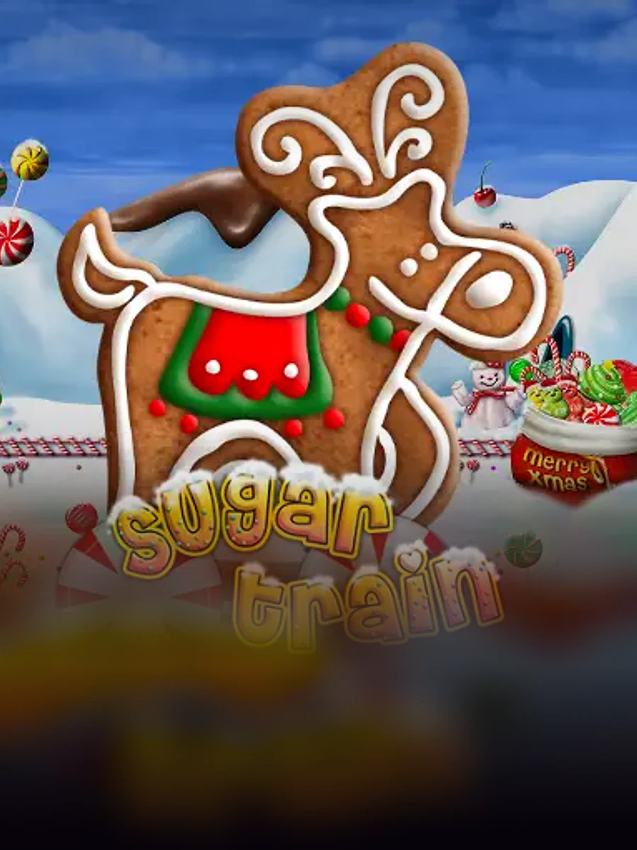 Sugar Train Xmas slot artwork