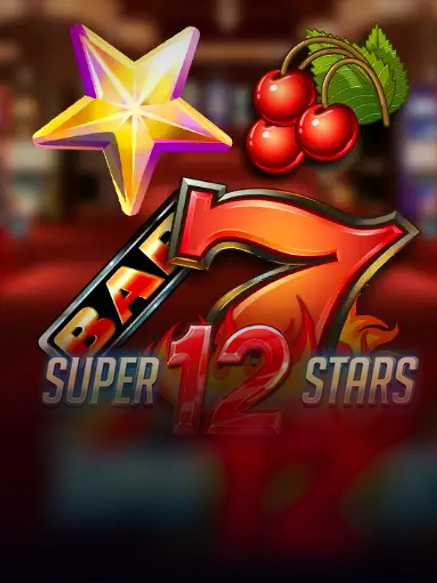 Super 12 Stars slot artwork