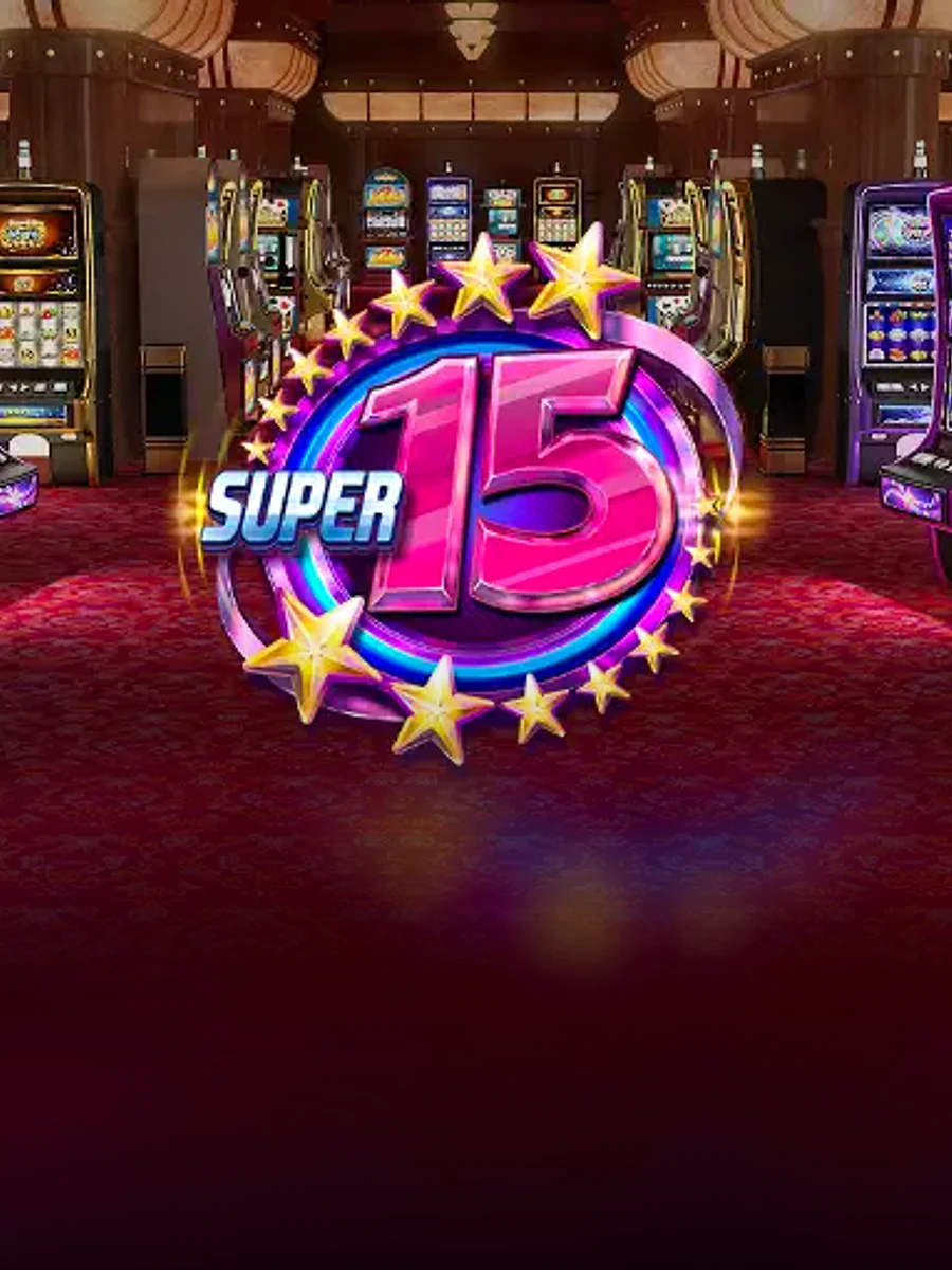 Super 15 Stars slot artwork