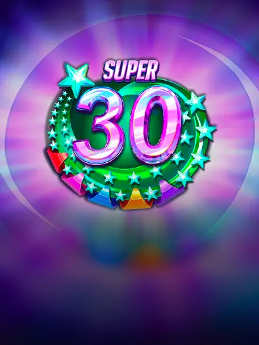 Super 30 Stars slot artwork