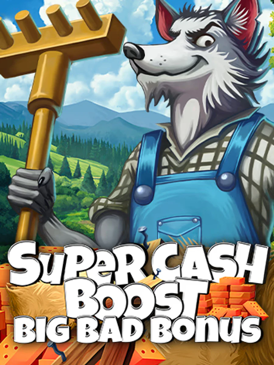 Super Cash Boost Big Bad Bonus slot artwork