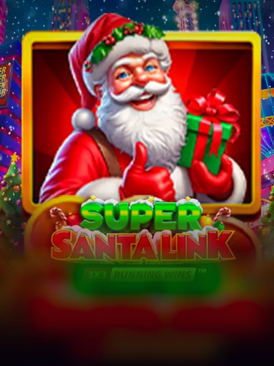 Super Santa Link: Running Wins 3x3 slot artwork