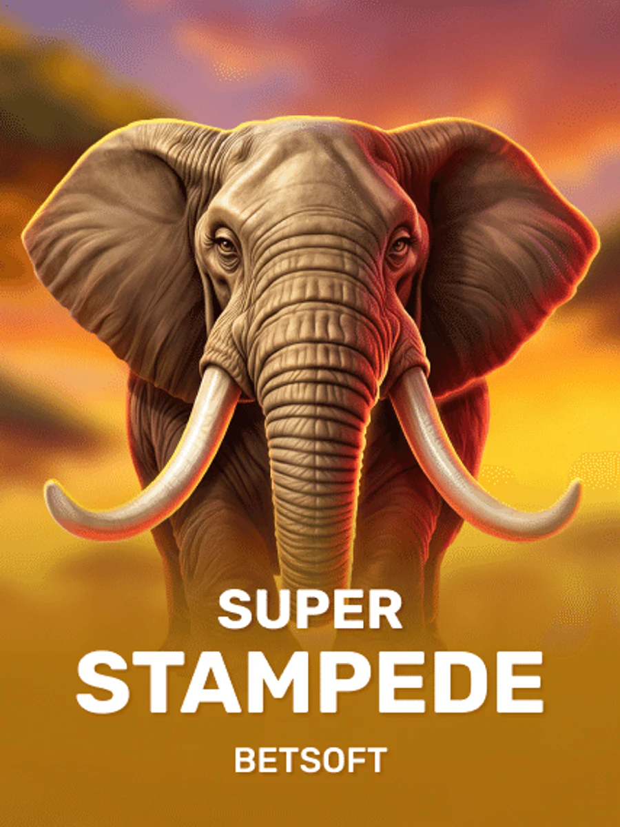 Super Stampede casino game artwork