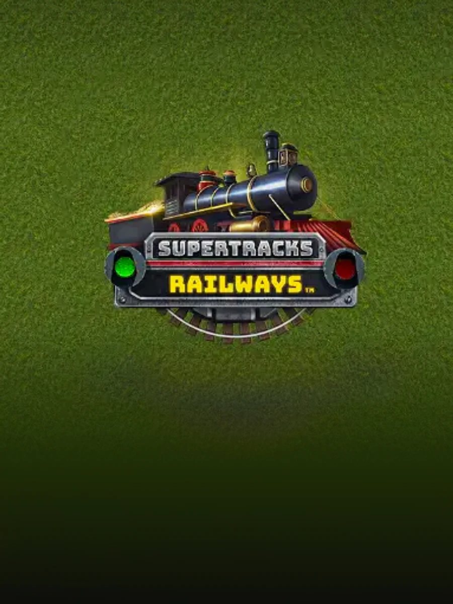 Super Tracks Railways casino game artwork