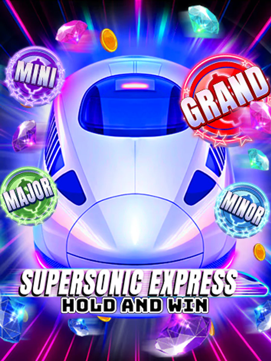 Supersonic Express: Hold And Win slot artwork