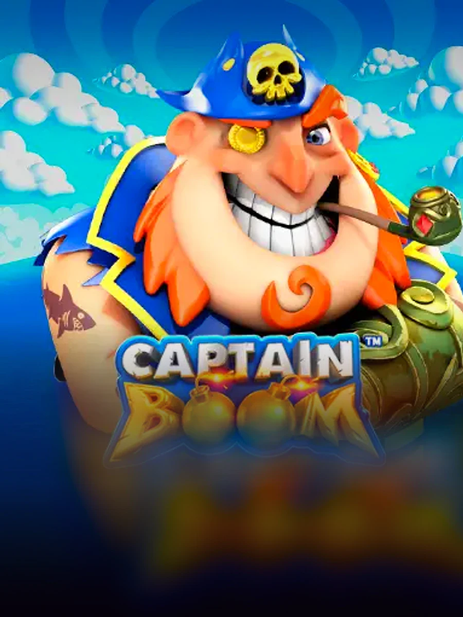 Captain Boom slot artwork