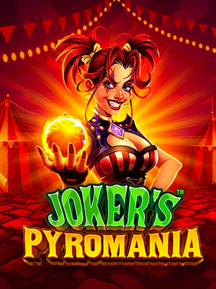 Joker's Pyromania slot artwork
