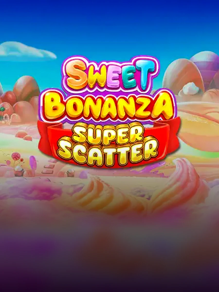 Sweet Bonanza Super Scatter slot artwork