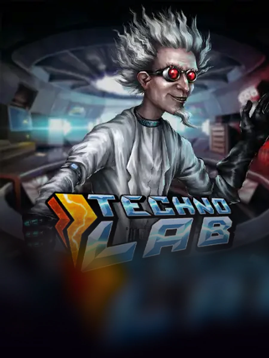Techno Lab casino game artwork
