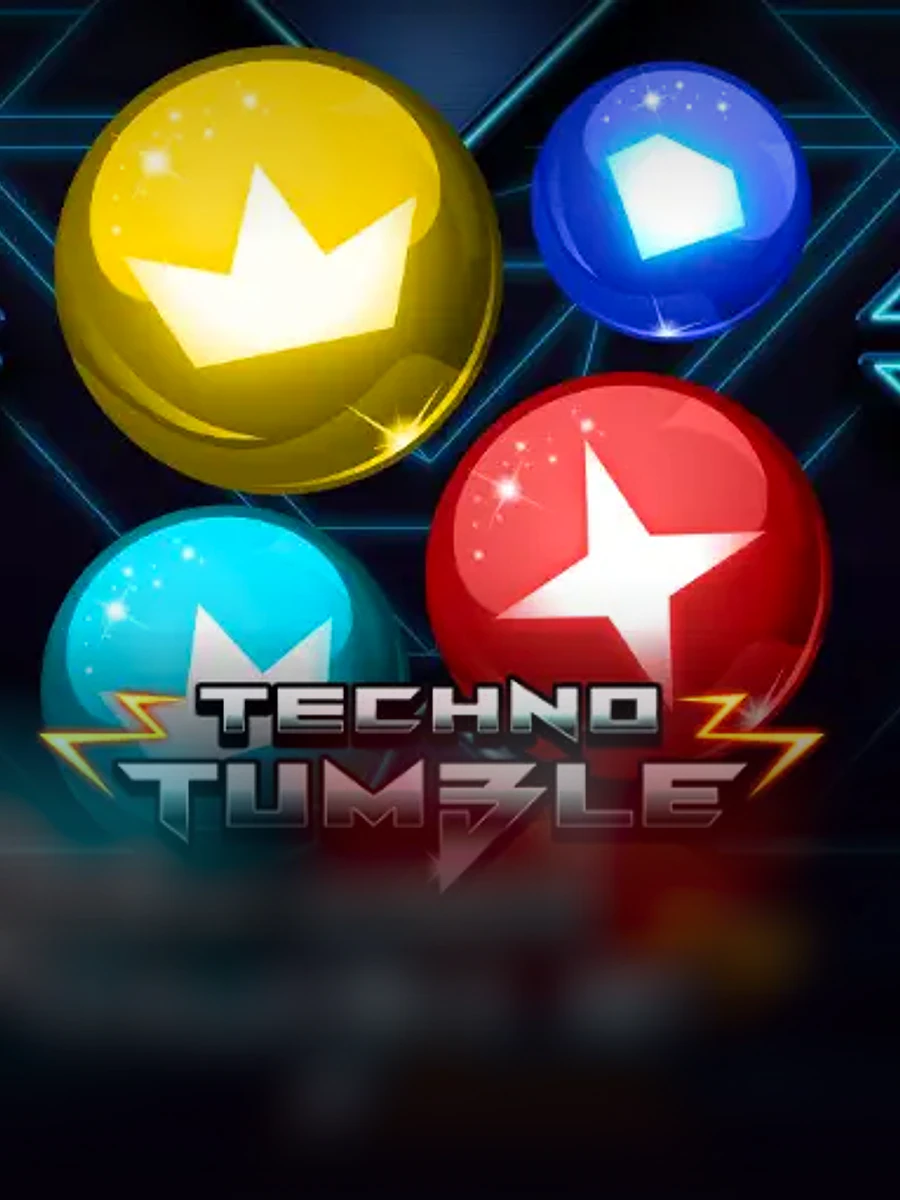Techno Tumble slot artwork