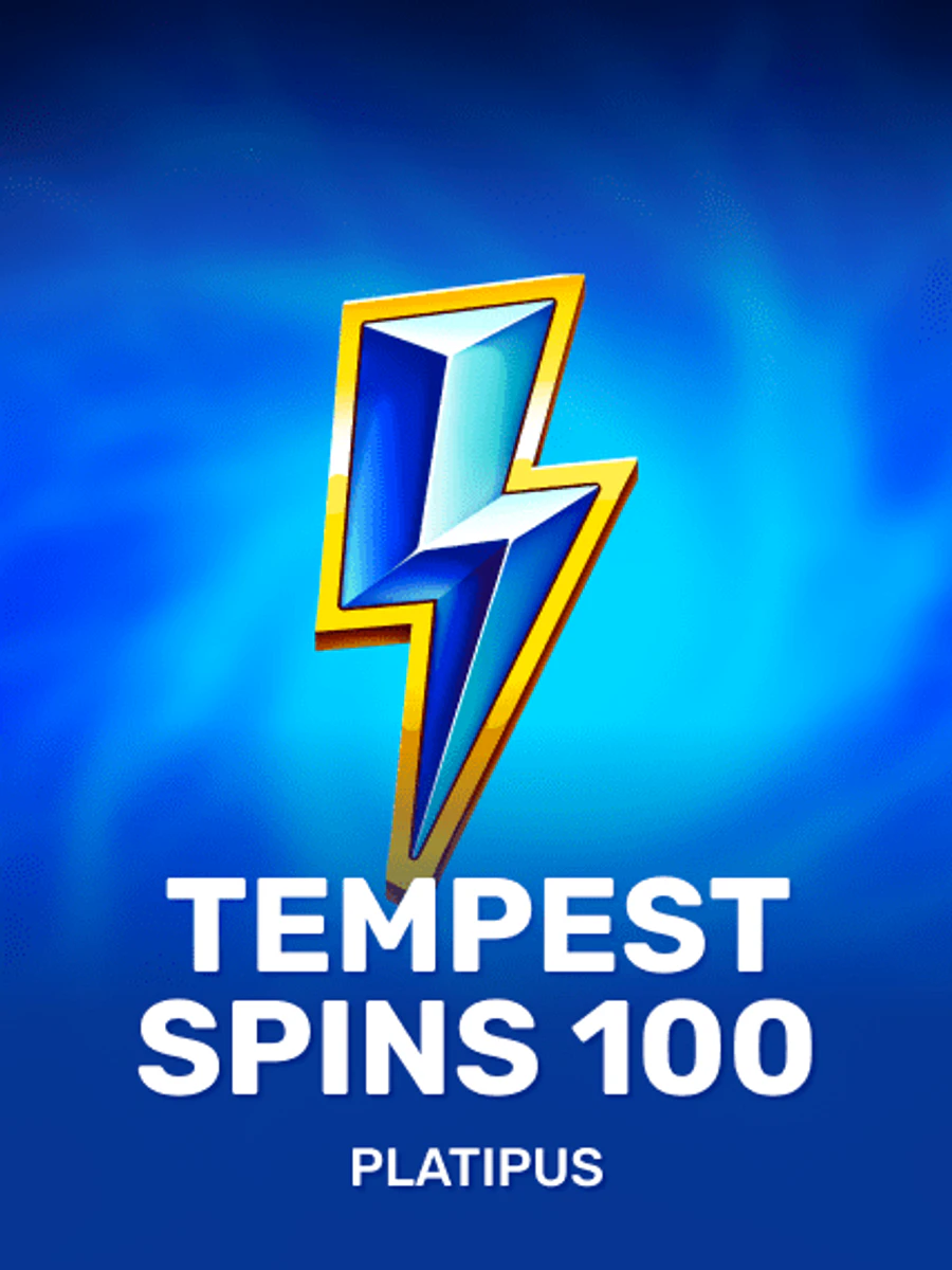 Tempest Spins 100 slot artwork