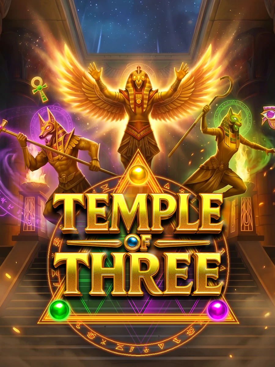 Temple of Three slot artwork