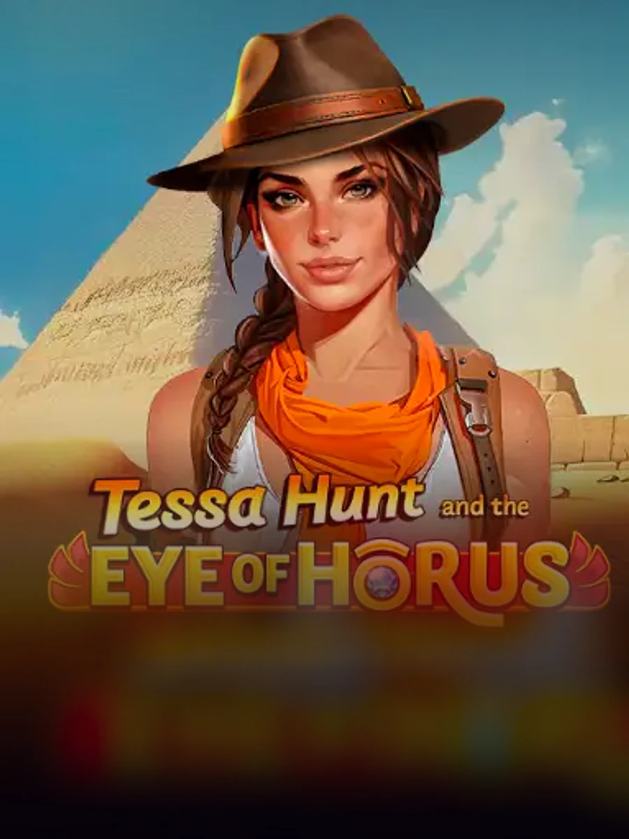 Tessa Hunt and the Eye of Horus slot artwork