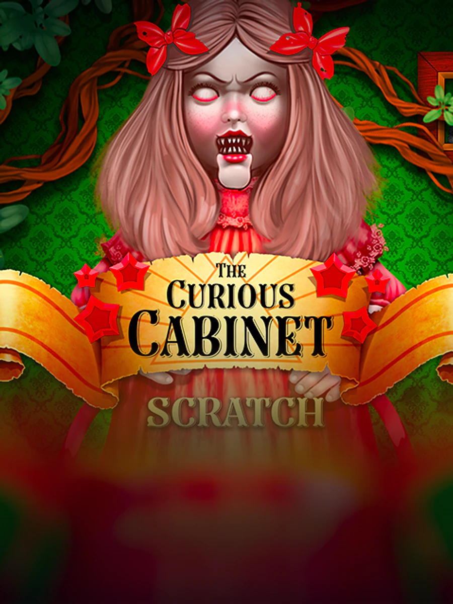 The Curious Cabinet Scratch instant game artwork