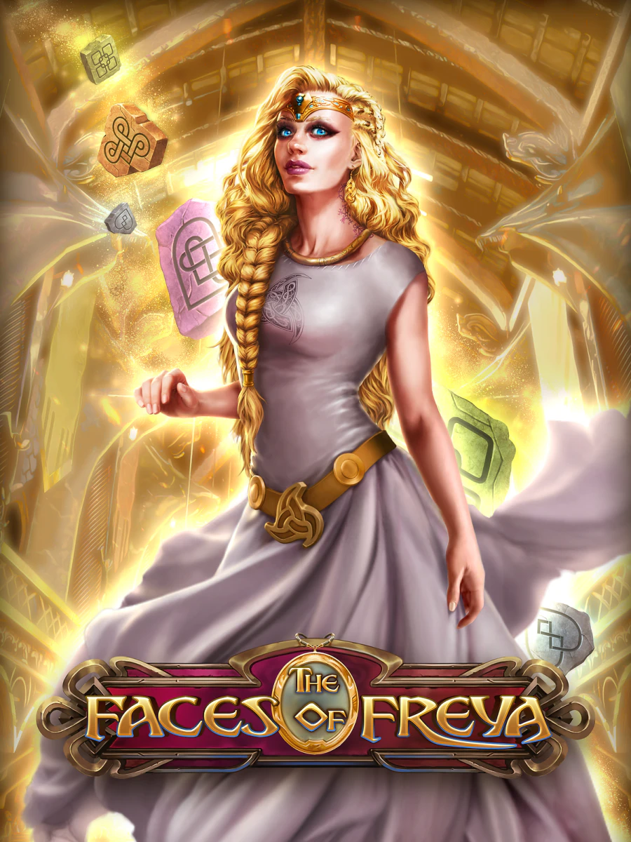 The Faces Of Freya slot artwork