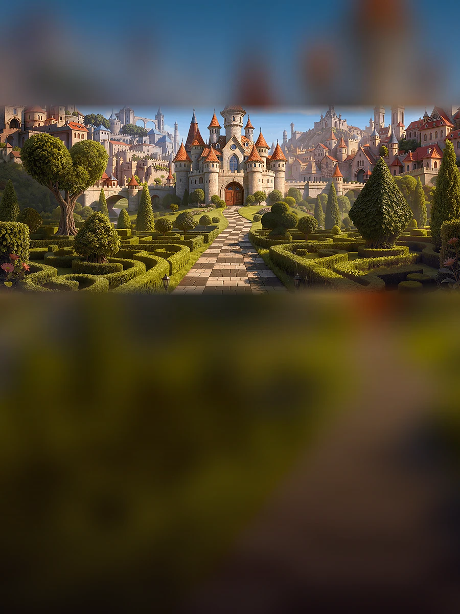 THE Kingdom of Cardia TM slot artwork