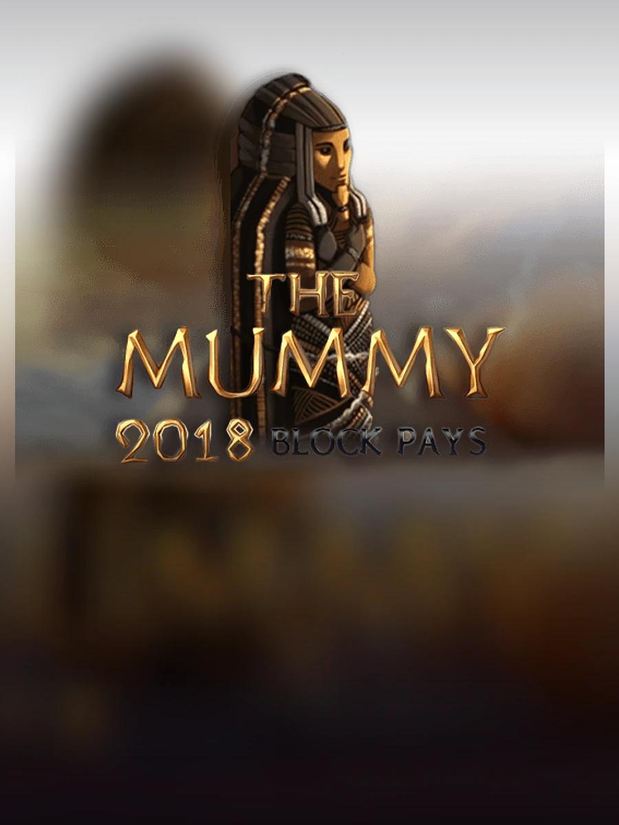 The Mummy 2018 - Block Pays slot artwork
