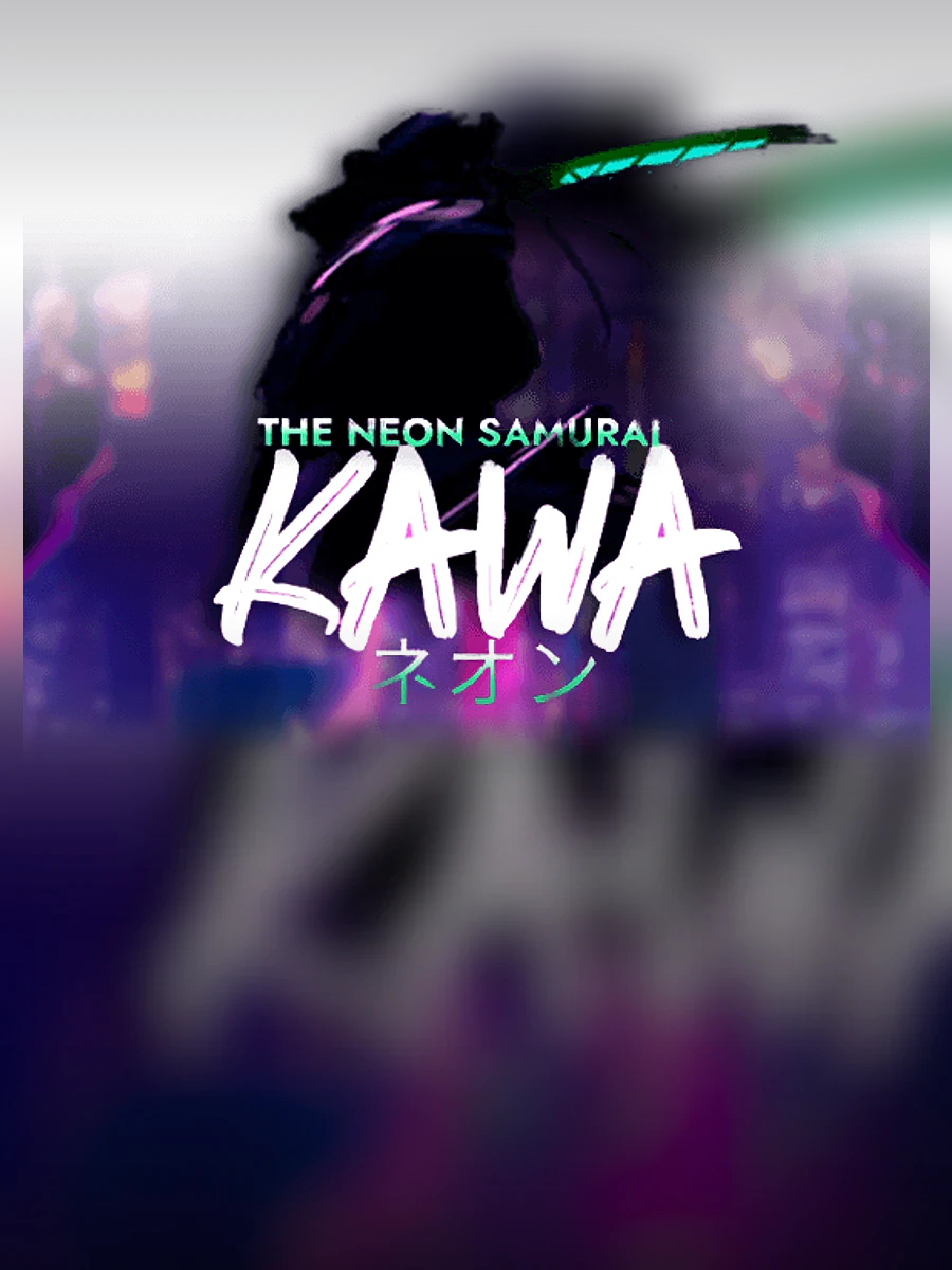 The Neon Samurai Kawa slot artwork