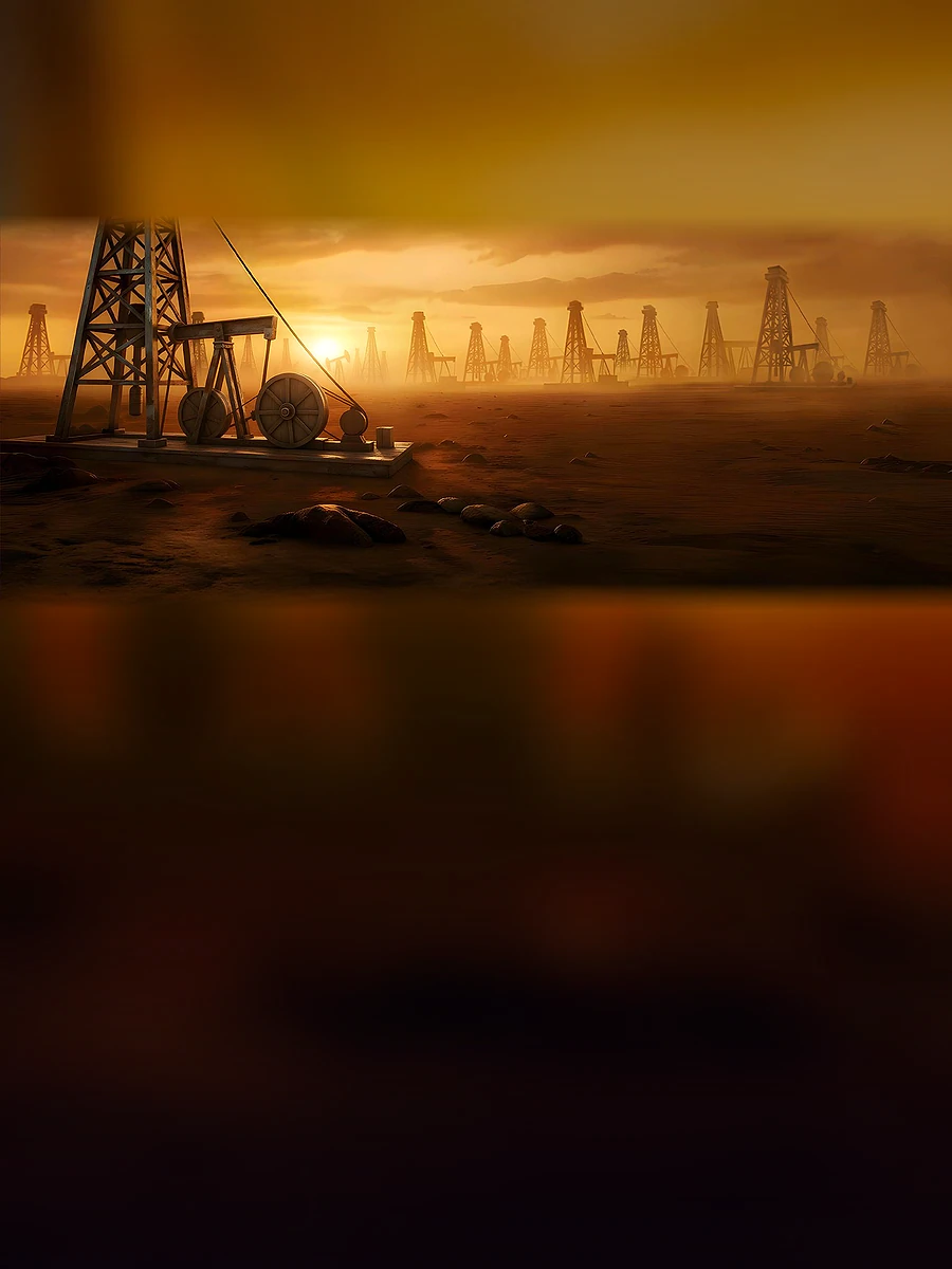 THE Oil Barons TM slot artwork