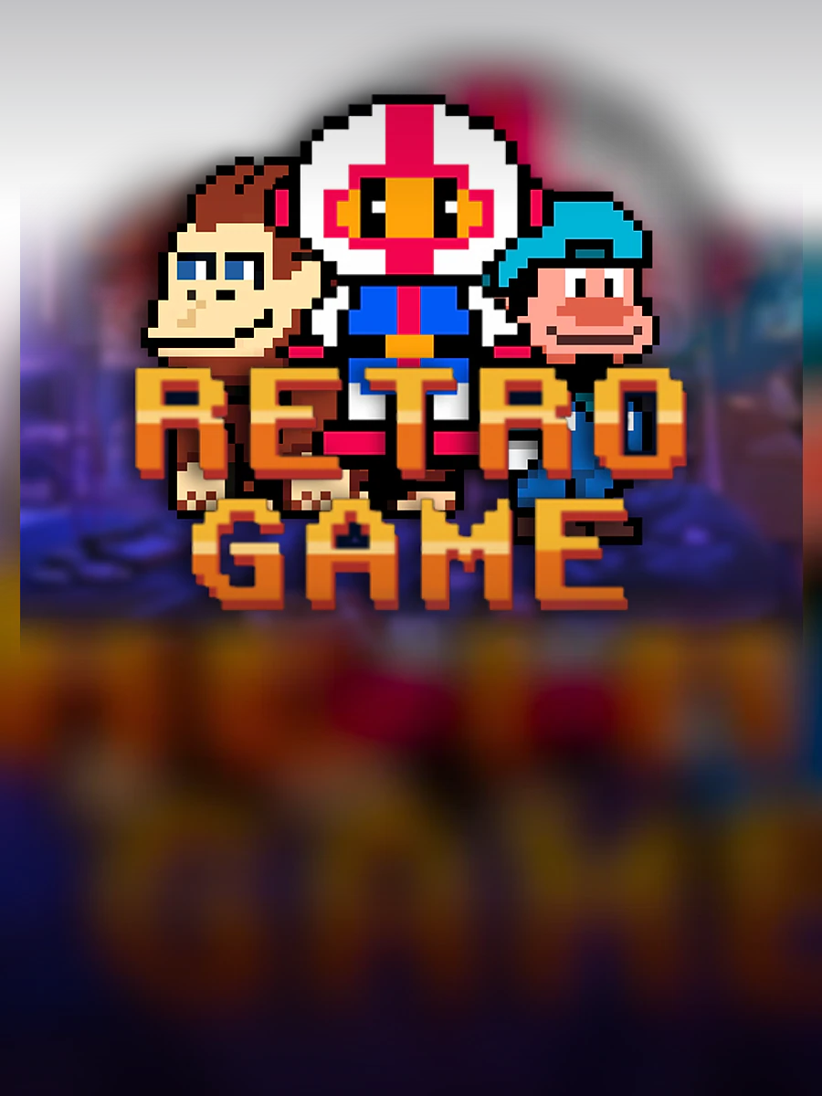 The Retro Game slot artwork