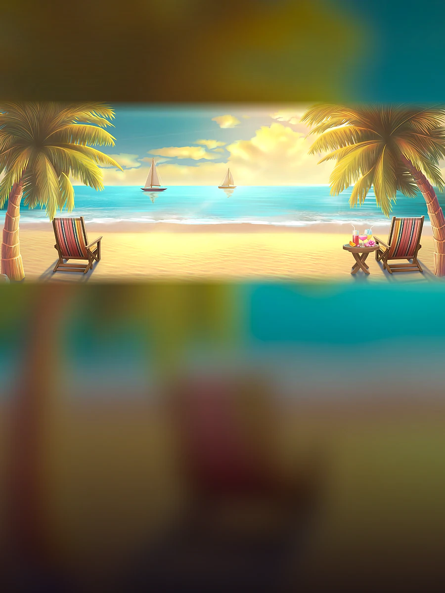 The Tipsy Tourist: Beach Bonanza - Hold & Win TM slot artwork
