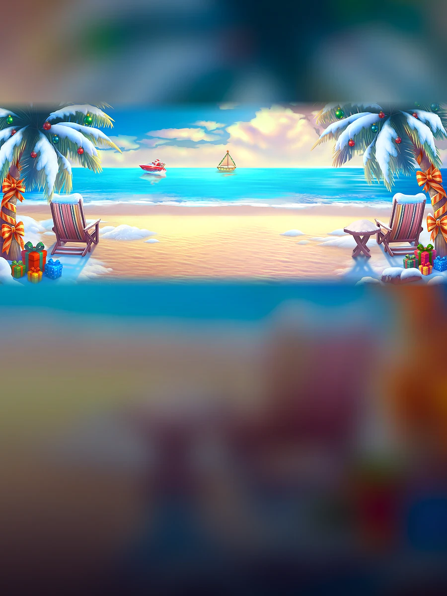 The Tipsy Tourist: Christmas Vacation - Hold & Win TM slot artwork