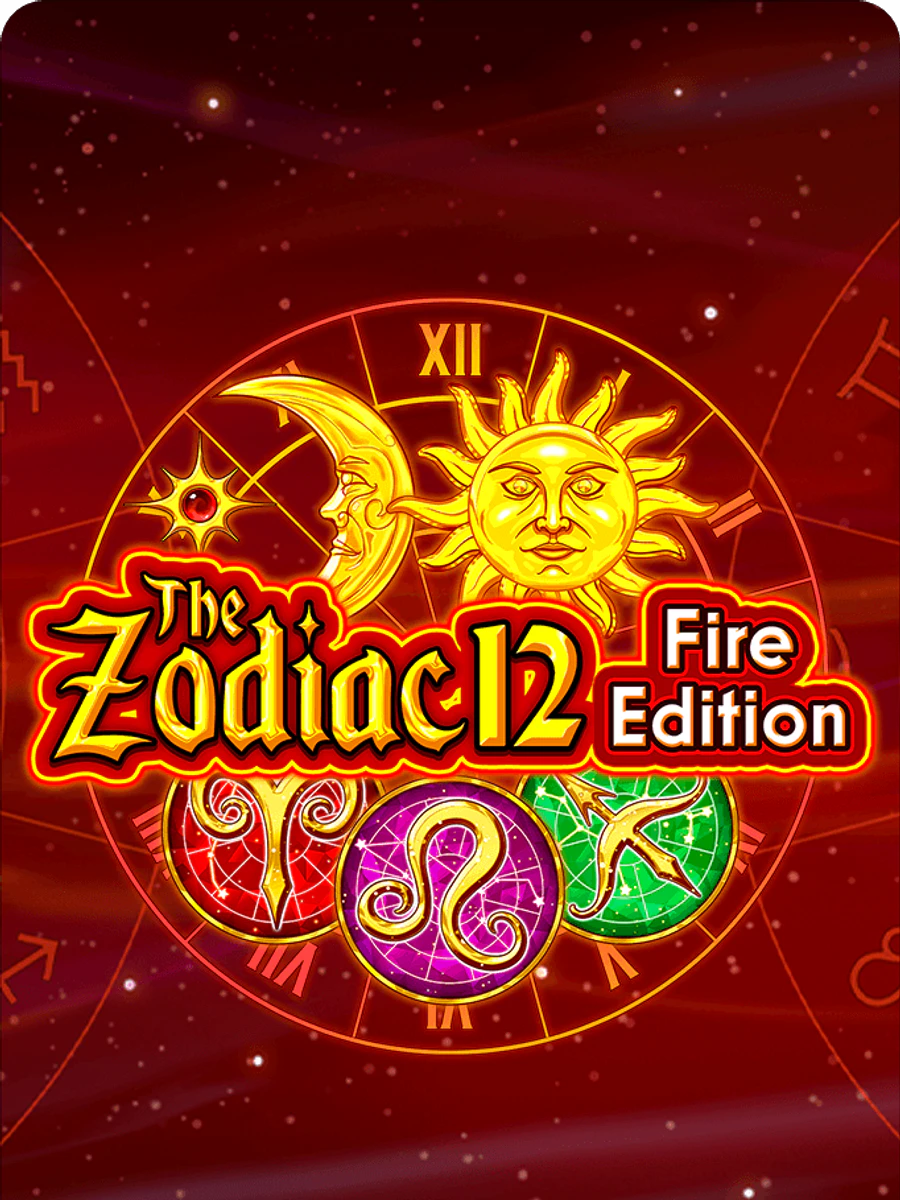 The Zodiac 12 Fire Edition slot artwork