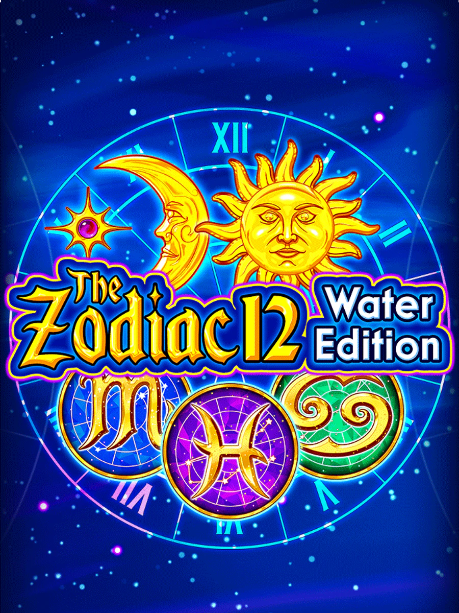 The Zodiac 12 Water Edition slot artwork