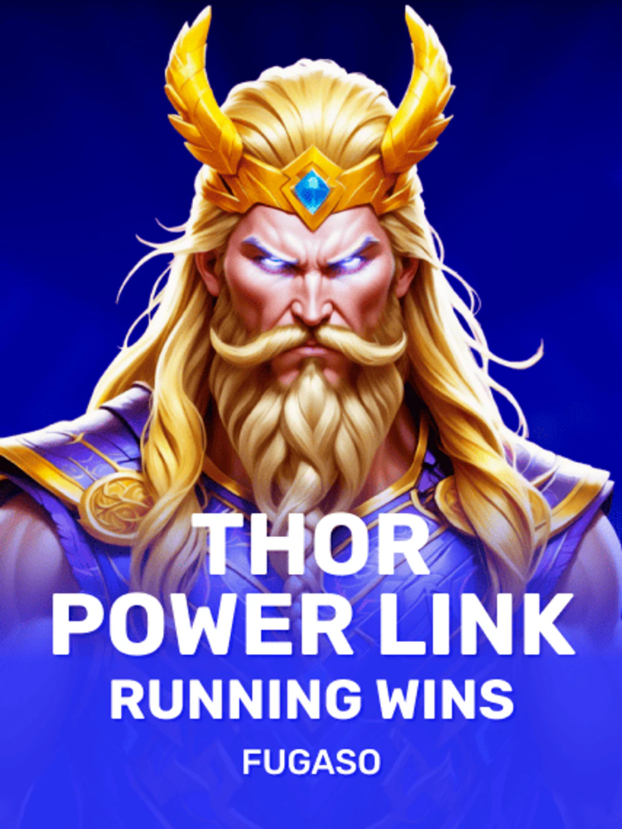Thor Power Link: Running Wins casino game artwork