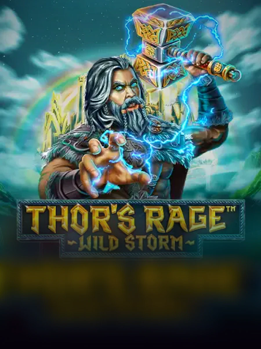 Thor's Rage Wild Storm casino game artwork