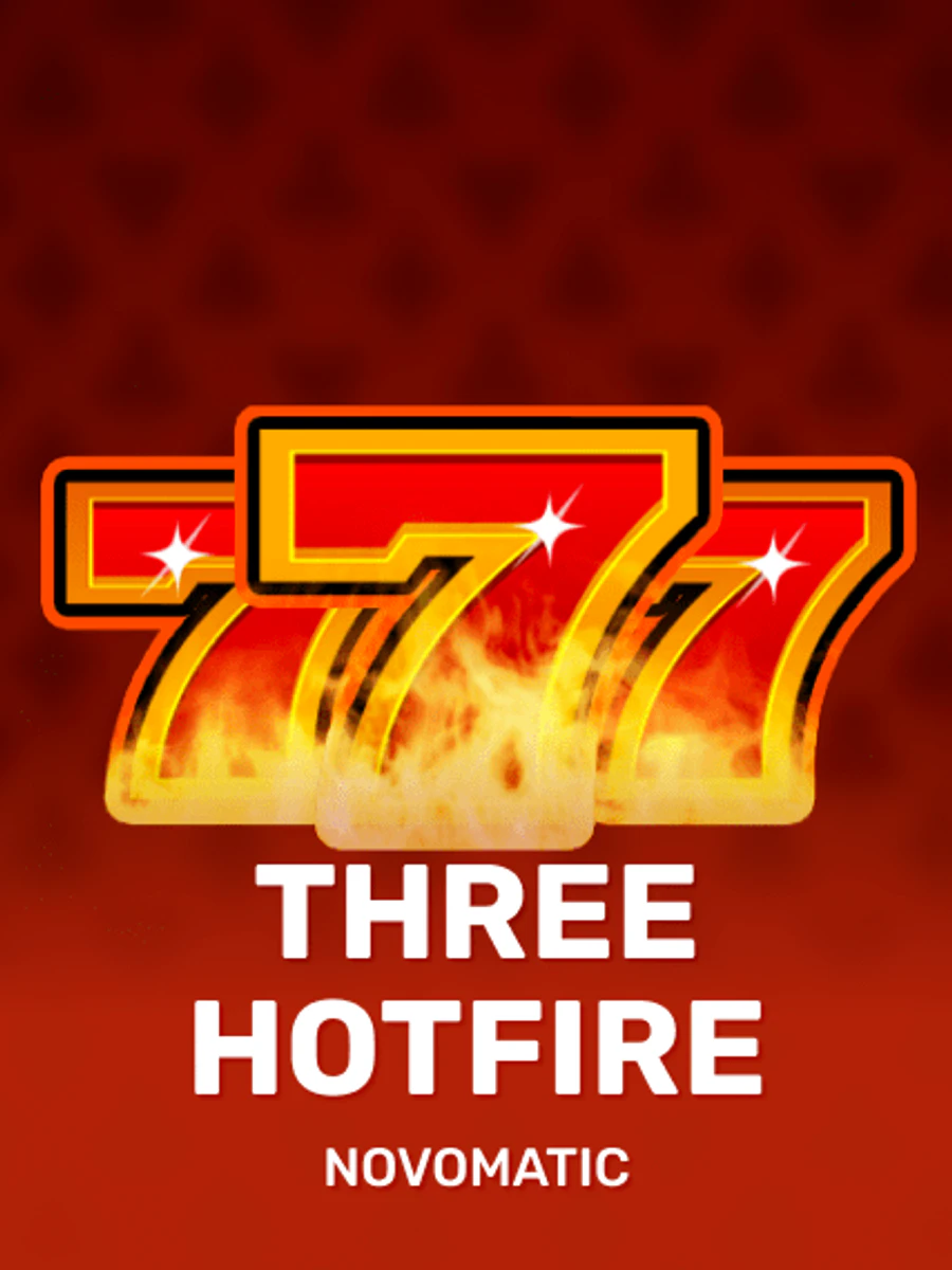 Three Hotfire slot artwork