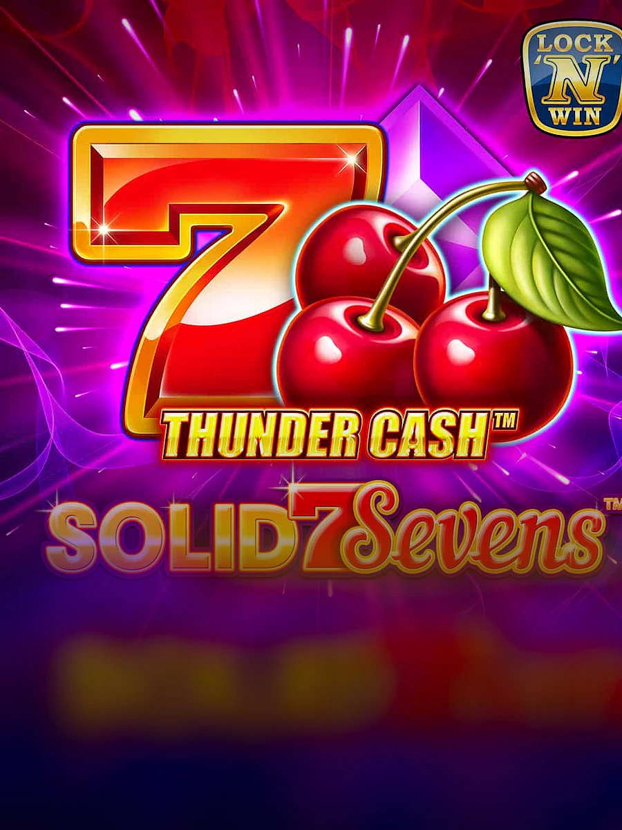 Thunder Cash™ – Solid Sevens™ slot artwork