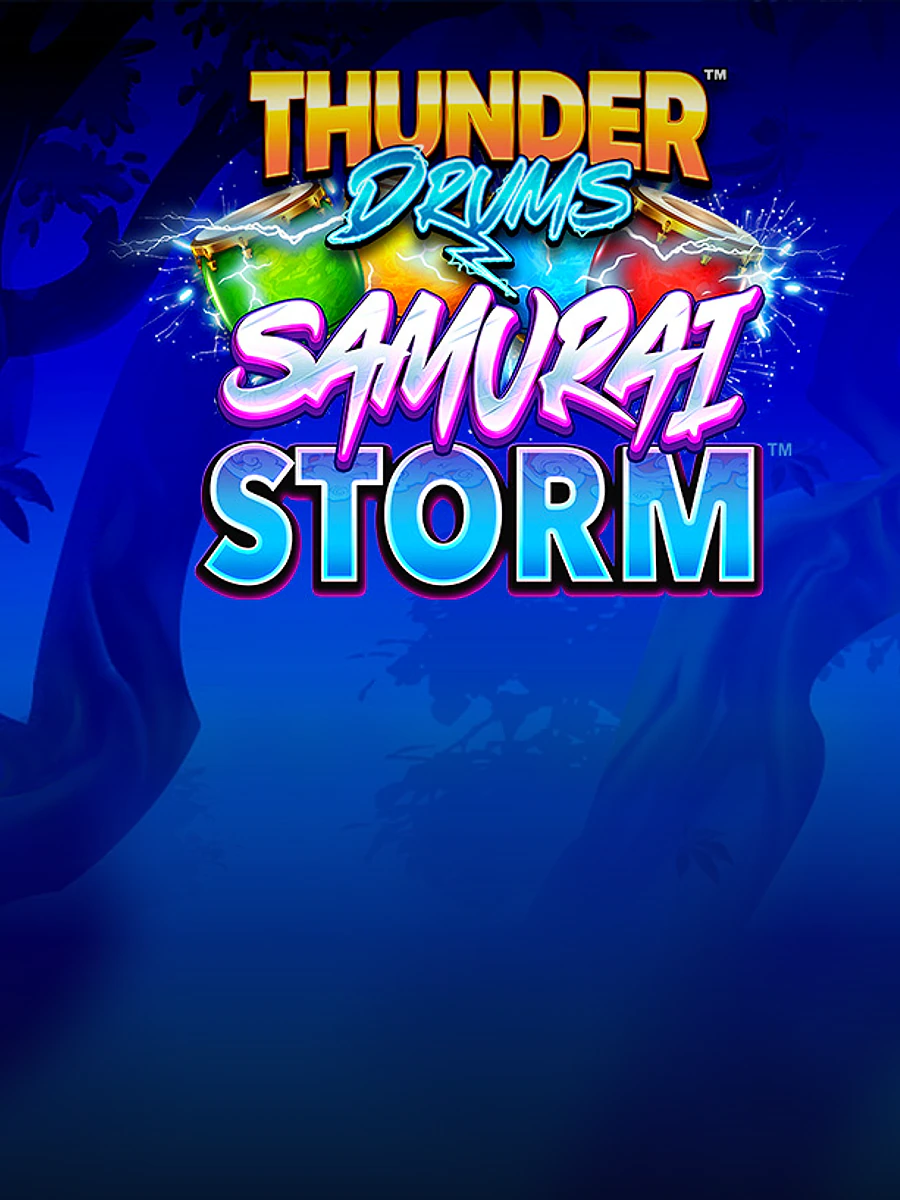 Thunder Drums Samurai Storm slot artwork